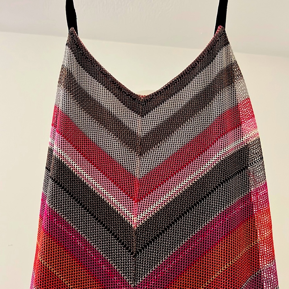 Used Rachel Roy Maxi dress colorfully fit really good in your shape